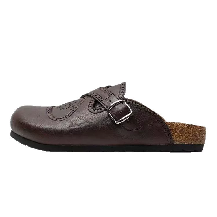 Мюли-слипоны (Birkenstock) мягкая кожа, японский ретро‑стиль, женские, осень 2025