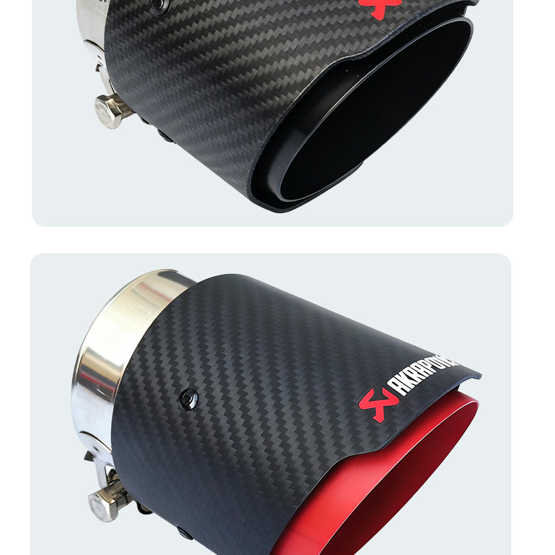 Suitable for 20-22 Model Mazda 3 Next Generation Axela Tailpipe Modification Exhaust Pipe Carbon Fiber Tailpipe