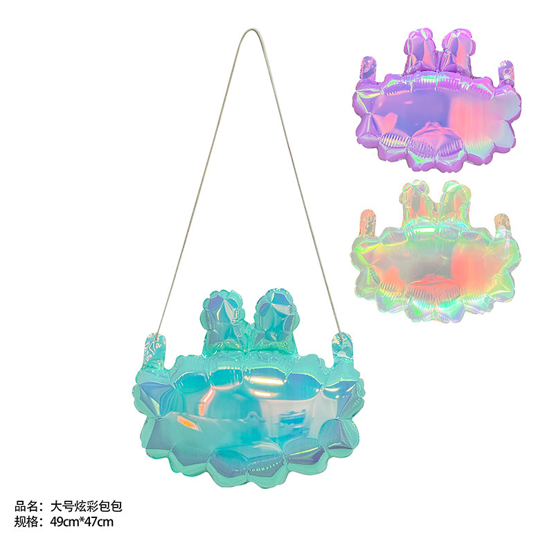 赤い本ins風が輝いてかわいい女の子が風船をかばんします。|undefined