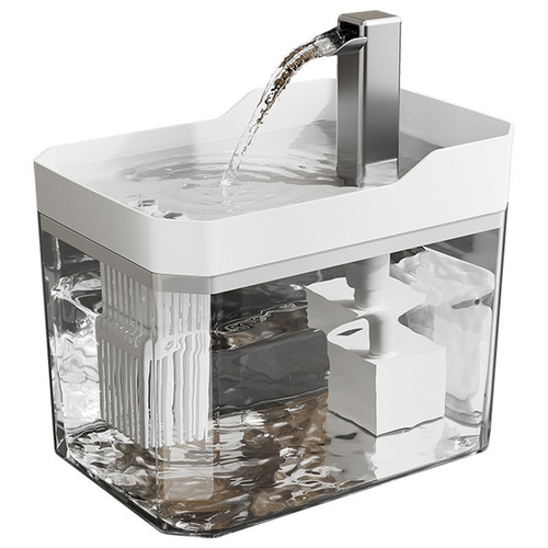 New Cat Automatic Waterer with Filter, Circulating Flow, Smart Pet Large Capacity USB Water Bowl
