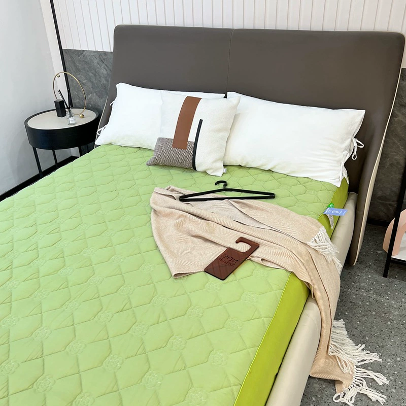Antibacterial cotton sheet, quilted bedspread, dust cover, mattress, protective cover, increased thickness