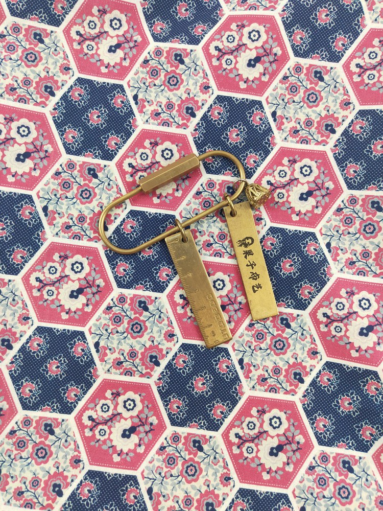 네이비 면 좁은 일반 천