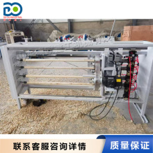 落地式十字镐把机 废木料加工全自动锄把机 四工位锄把杆砂光机