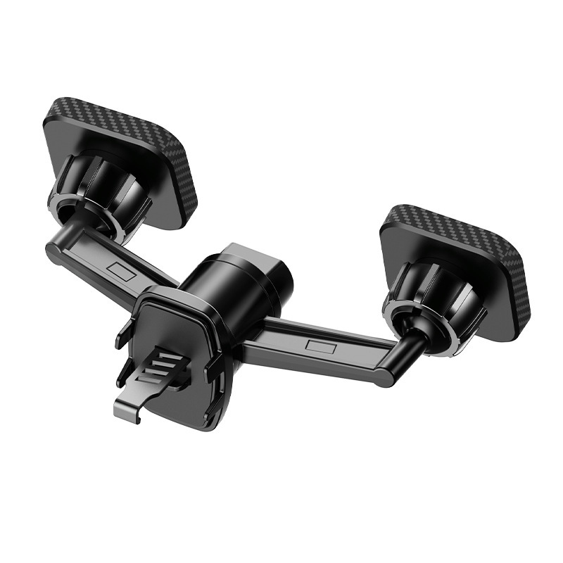 17mm Dual Ball Head Phone Holder with Automatic Locking Clamp, Magsafe Magnetic Air Vent Navigation Car Phone Holder