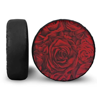Spare wheel cover: tire cover to map custom