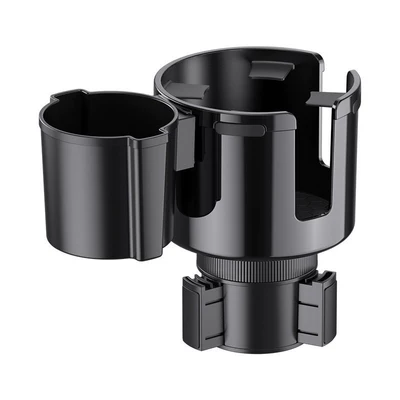 Car Large-Diameter Cup Holder Multifunctional Water Cup Stand Beverage Holder Storage Rack Car Cup Holder Expander Black (Car cup holder/beverage holder) - black