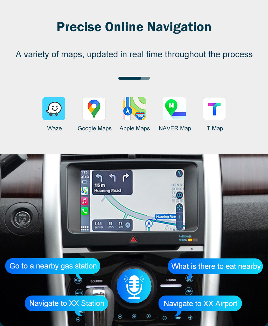Road Top Wireless Apple CarPlay Is Suitable for Ford SNYC2 Ford Decoder Module Decoder Box