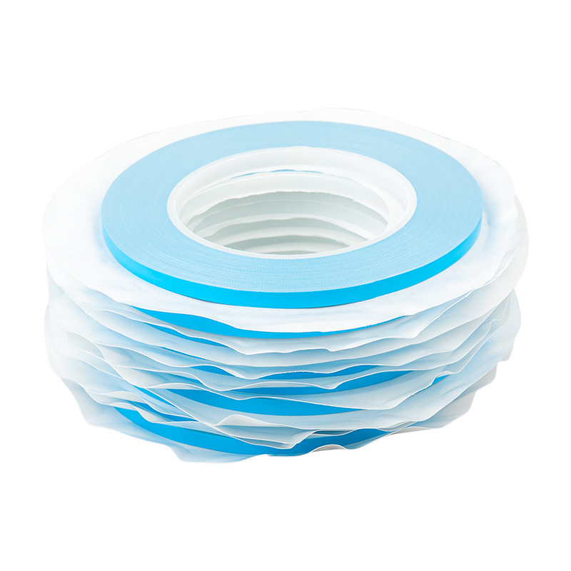 导热双面胶导热双面胶带蓝膜led灯强粘高温绝缘散热导热胶带