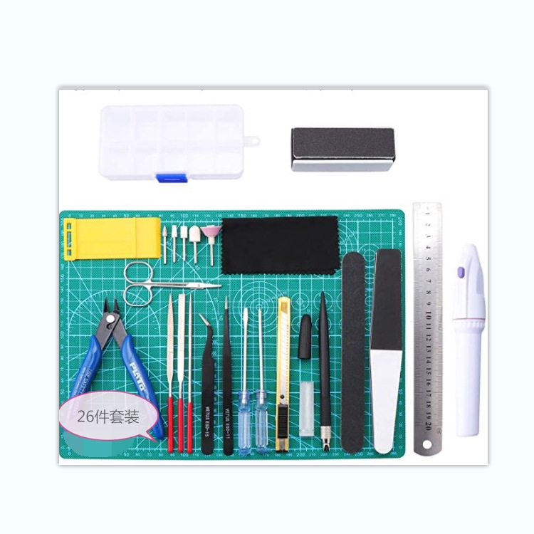 Gundam modelo ensamblado alicates de corte pluma cuchillo de molienda varilla alicates de boca de agua máquina de molienda eléctrica modelo herramienta traje de producción