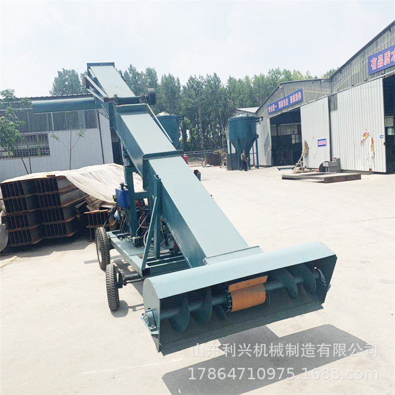 高粱装车吸粮机 驾驶行走扒谷机 晒场粮食输送机 地面清理扒粮机