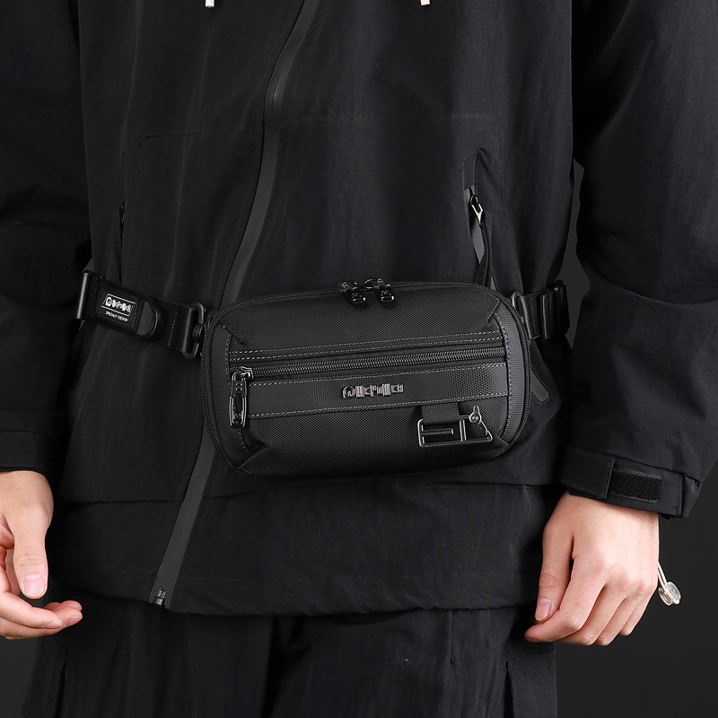 WEPOWER nuevo estilo de moda ocio bolso de cintura de ciclismo impermeable de nylon bolso de pecho de viaje al aire libre