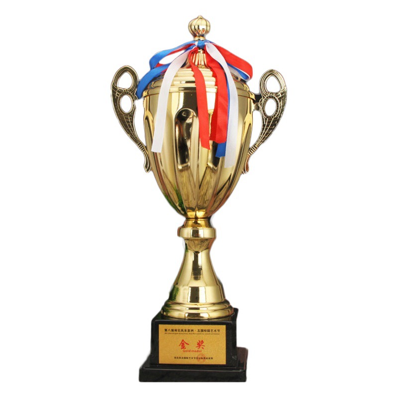 2021 voluntario amor caridad Premio Pionero Guerrero trofeo Empresa Reunión Anual lucha epidemia trofeo de metal