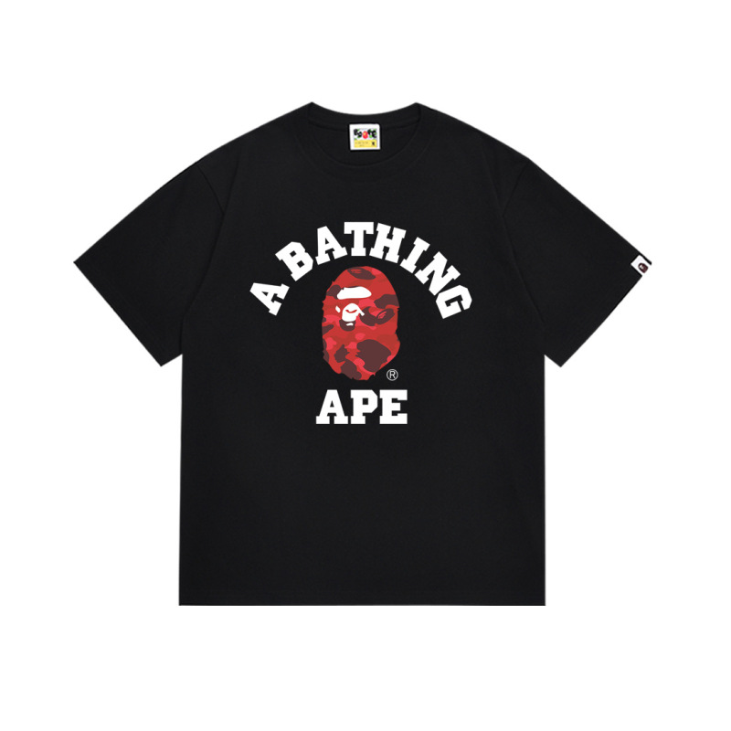 国境を越えた売れ筋BAPE X Miami International MIAMIジョイント漫画男女同型半袖スポーツTシャツトレンディブランド|undefined