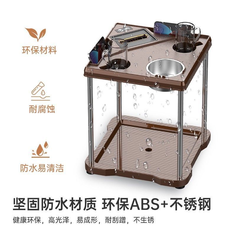 Mesa de mahjong, mesa de centro, estante de té, sala de ajedrez y cartas, mesa de café pequeña junto a la máquina de mahjong, cenicero, estante para vasos de agua, mesa de té de la casa de mahjong