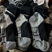 外贸库存品牌登山运动袜毛巾底加厚高筒长中筒袜男女跑步速干专业
