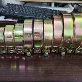 欧式铁镀锌喉箍强力卡箍欧式加厚管箍17-252mm重型管夹抱箍管卡