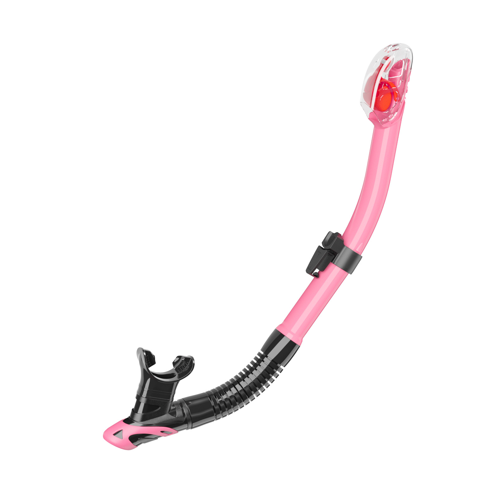 Nuevo tubo de respiración de buceo natación ventilación tubo de respiración seco completo equipo de snorkel tubo de respiración de entrenamiento de buceo