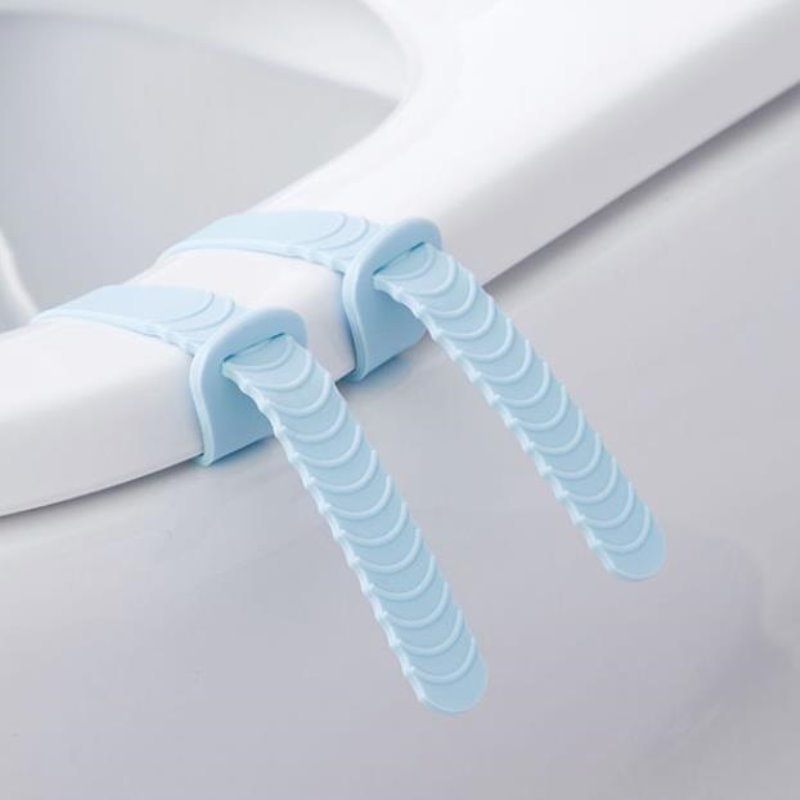 Household Silicone Anti-dirty Uncovering Toilet Lid Lifting Device Handle Portable Lid Device display picture 6