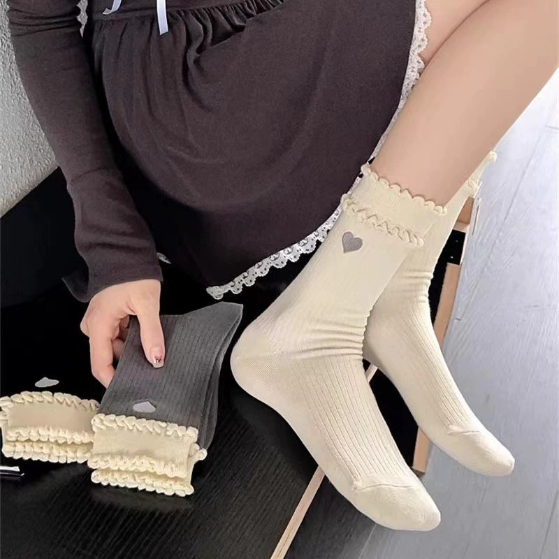 Summer knee socks, mid-length, Korean style