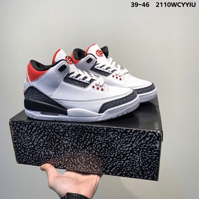 Putian fábrica al por mayor zapatos de los hombres populares zapatos de las mujeres zapatos corrientes puro original AJ3 baloncesto zapatos pareja casual zapatilla de deporte