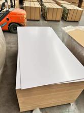 melamine mdf board white 白色贴面密度板 家具板出口非洲市场