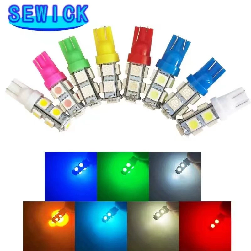 Производитель оптом T10 5050 9SMD светодиодный индикатор широтный светильник приборной панели светильник W5W автомобильный свет