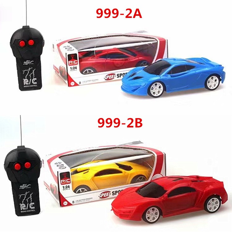 Coche de control remoto inalámbrico para niños Modelo de coche deportivo de dos vías Coche eléctrico Regalo Juguetes Suministro transfronterizo Fabricante al por mayor