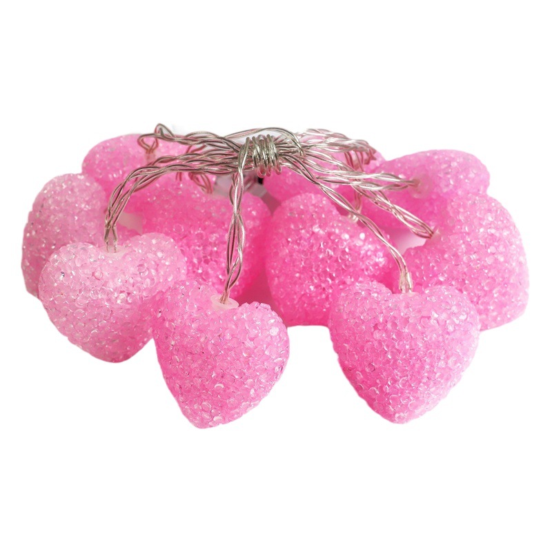 LED Rosa Día de San Valentín tridimensional amor batería Cadena de luz tronco propuesta confesión romántica decoración de vacaciones Cadena de luz