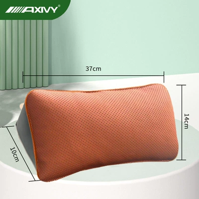 Headrest Dolphin, Han Dmi, Qin, Yuan - 1-main-drivers-full-leather-punched-triangle-lumbar-support-cognac-brown