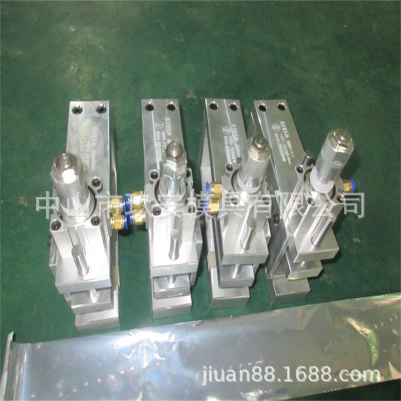 玖安模具供应 包装袋多条直线易撕口  撕裂口气动冲孔模具