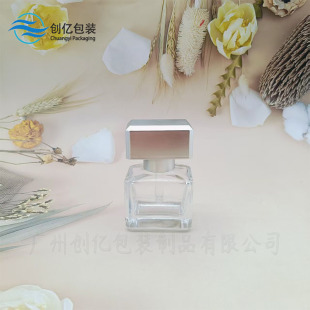 Popular Square Essence Glass Bottle Essential Oil Liquid Bottle Popular 30ml Cosmetic Glass Dropper Bottle