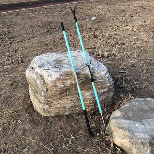 Carbon Fishing Net Pole Tripod Bracket Lightweight Hard Fishing Rod Telescopic Fishing Gear Fishing Positioning Net Pole Fishing Rod