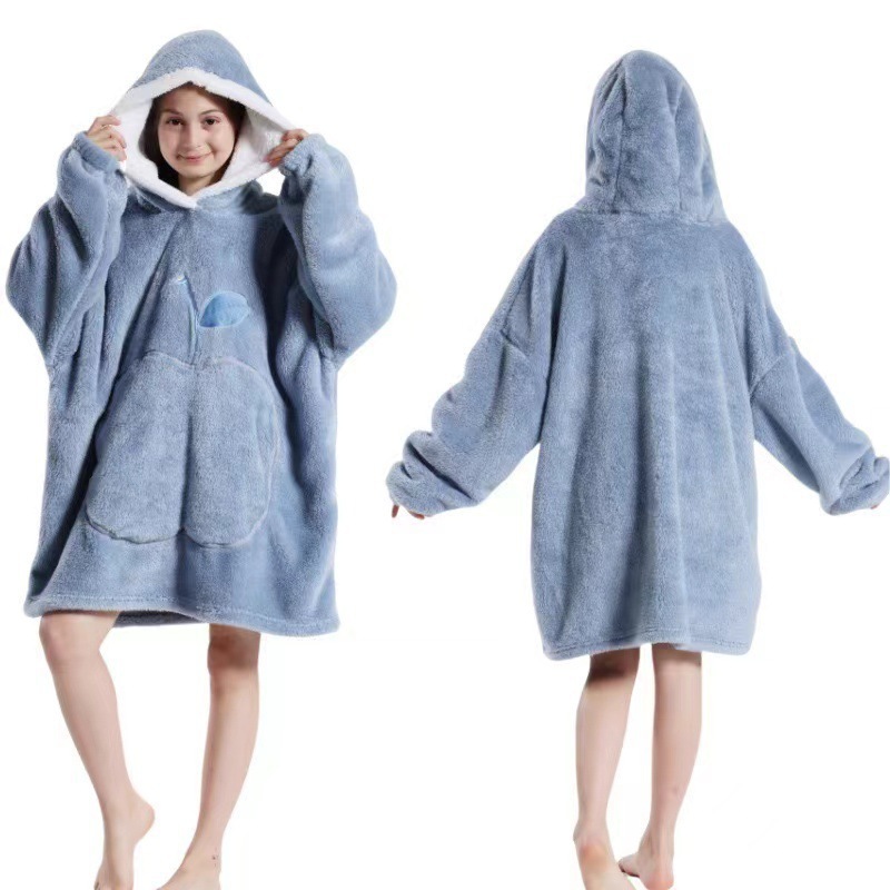 新しい子供の純色のリンゴの怠け者の服の防寒服の頭の上着と帽子のじゅうたんの室外の防寒はじゅうたんを着ることができます。|undefined