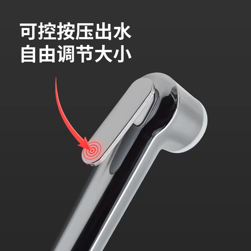 ABS electroplated toilet companion, spray gun, handheld pressurized toilet accessory, feminine washer, bathroom spray gun, vacuum-formed set undefined