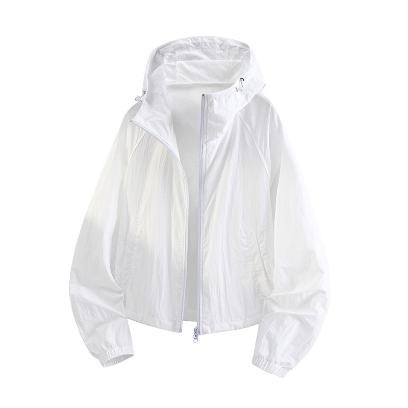 2026 New Model Upf50+ Original Yarn Ice Silk Outdoor Thin Breathable Sun Protection Clothing with Hood for Men and Women Couples