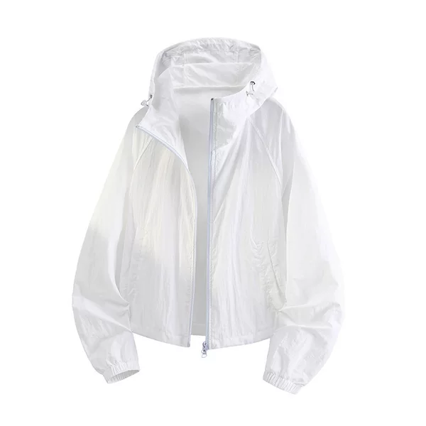2026 New Model Upf50+ Original Yarn Ice Silk Outdoor Thin Breathable Sun Protection Clothing with Hood for Men and Women Couples