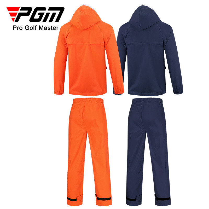 Bộ áo mưa golf PGM chống bão nam, áo khoác + quần chống nước ngoài trời — Nữ YF481-màu xanh nước biển (áo khoác + quần), YF482 nam-Màu Đỏ Cam (áo khoác + quần), Nữ YF481-Màu đỏ cam (áo khoác + quần), YF482 nam-màu xanh nước biển (Áo khoác + quần)