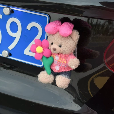 Internet Celebrity Cute Foreign: Car ornaments - upgrade-the-exterior-decoration-of-the-stance-19-foreign-style-bear