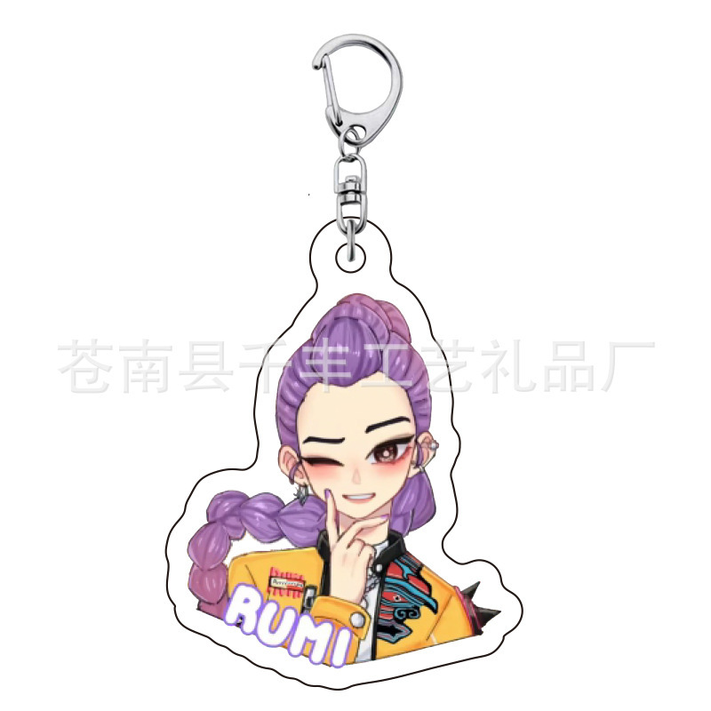 Kpop 韓流ハンティングウィッチグループ周辺キーホルダールミミラゾーイファンダブルサイドサンドイッチアクリルペンダント|undefined