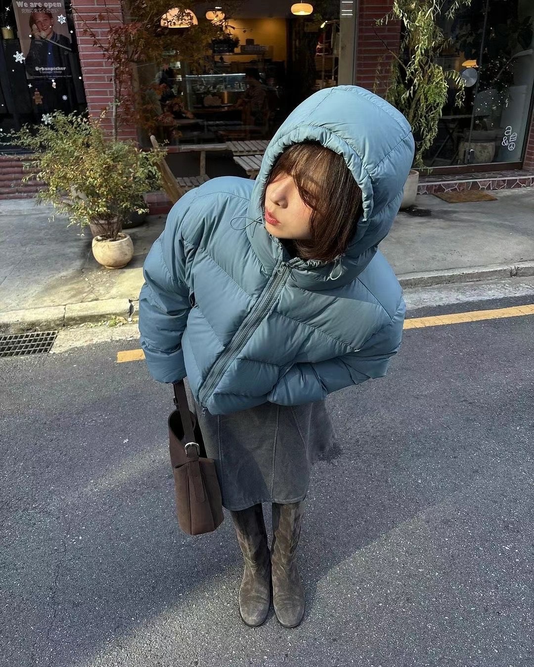 파란색