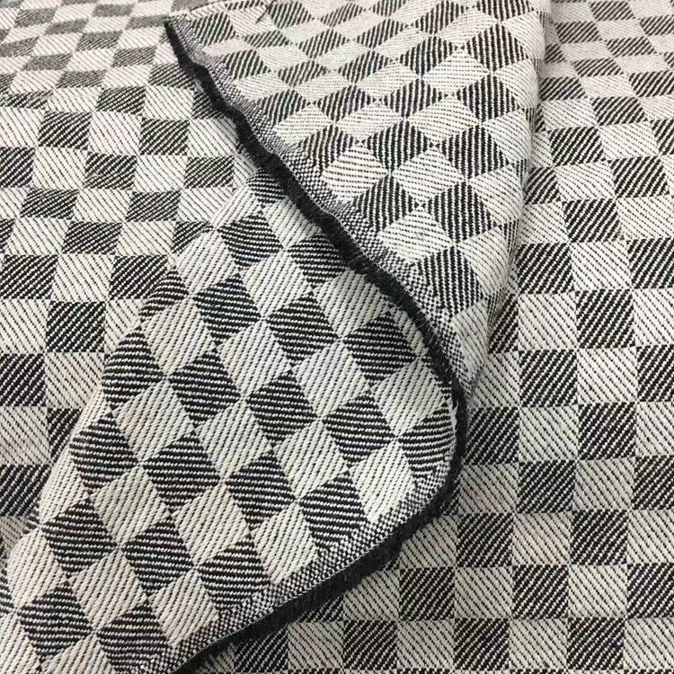 经典色织棋盘格 箱包手袋鞋材帽子 家居抱枕玩具布装饰布现货面料
