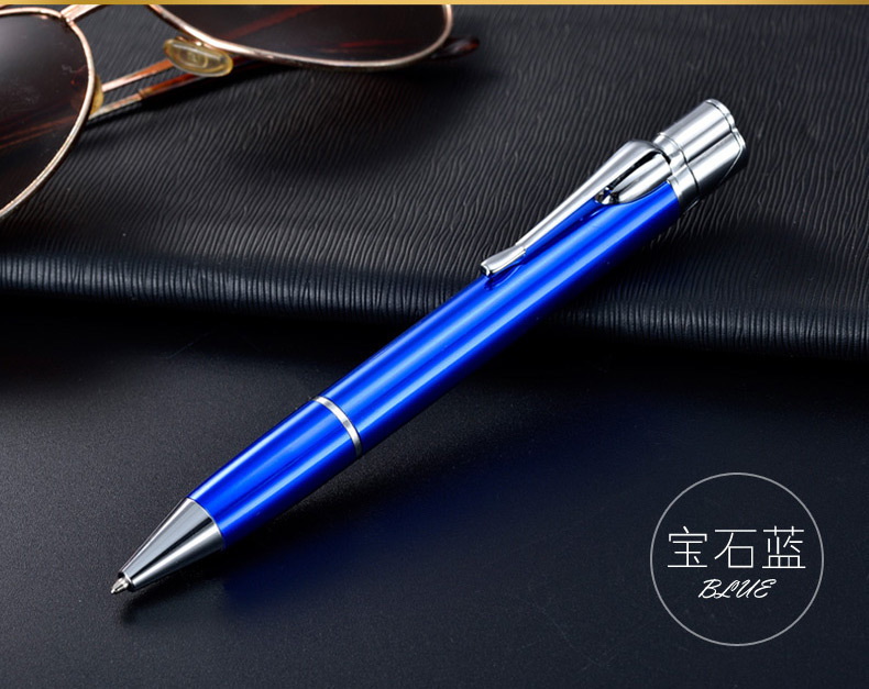 Lencedor de bolígrafo creativo bolígrafo creativo encendedor de metal a prueba de viento al por mayor encendedor portátil de pantalla