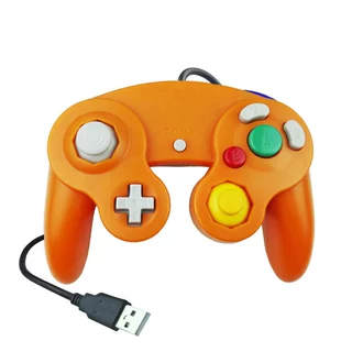 NGC/Wii有线手柄 GC单点游戏震动手柄game cube有线USB接口手柄
