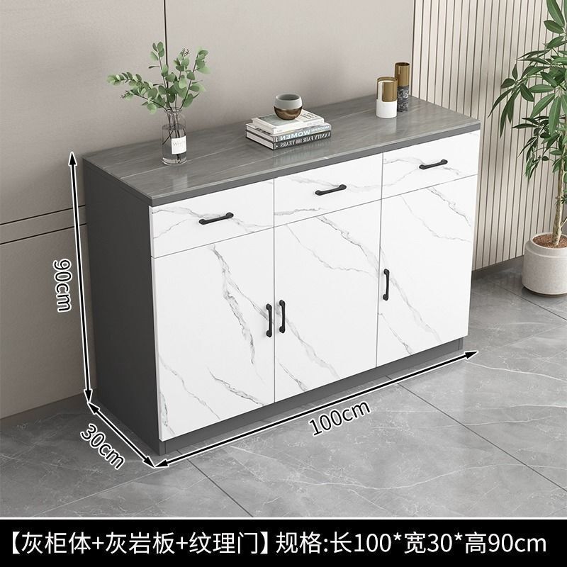 Shoe Cabinet for Home Use, Large Capacity Storage Cabinet, Rock Slab Cabinet, Tea Cabinet, Balcony Cabinet, Modern Sideboard