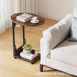 折叠边桌铁艺沙发小茶几客厅卧室床边边几笔记本电脑桌子角落角几