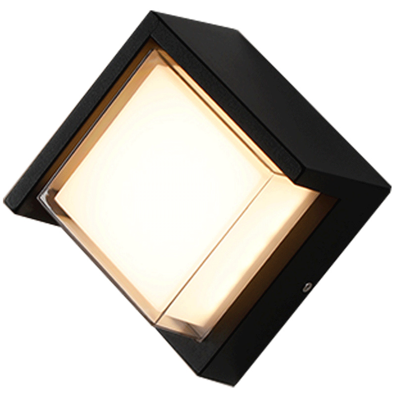 Retro al aire libre impermeable LED lámpara de pared balcón lámpara de pared exterior patio de plástico al aire libre nueva lámpara de pared de ahorro de energía china