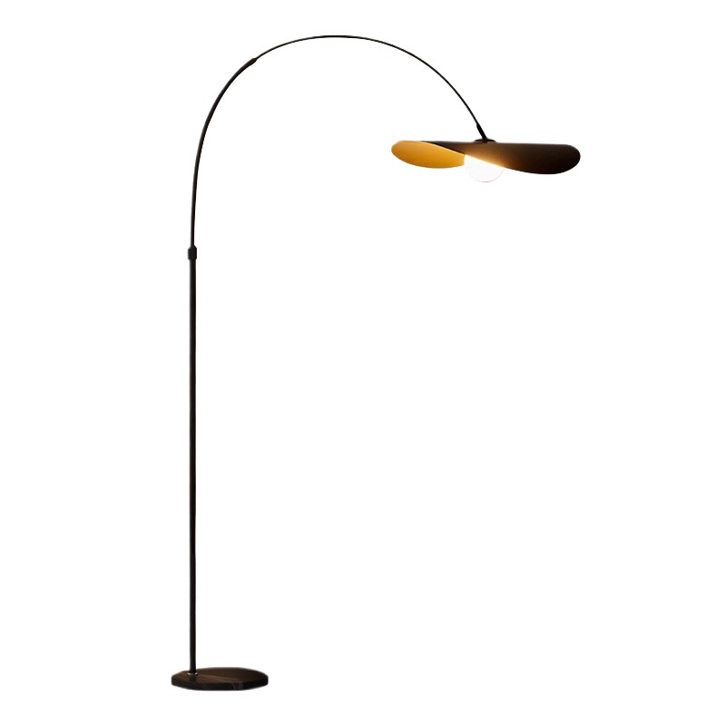 Sombrero lámpara de pie francés moderno minimalista sala de estar sofá dormitorio sala de estudio personalidad retro lámpara de pesca lámpara de diseño