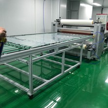 生产开关显示屏覆膜机玻璃导光板PC片材胶片亚克力自动裁切覆膜机