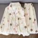 Long sleeve trousers plus size 300kg sweet wind pajamas women's spring and autumn cloud cotton new ladies home clothes