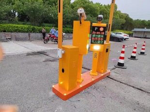 Site Vehicle Access Control System vehicle fence barrier gate parking lot barrier license plate recognition system all-in-one machine